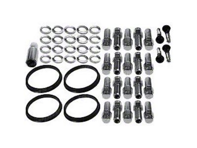 Race Star 7/16in GM Closed End Deluxe Lug Kit - 601-1414-20