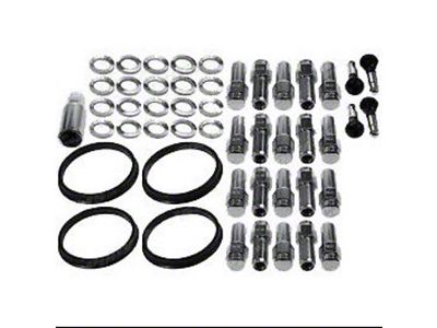 Race Star 1/2in Ford Closed End Deluxe Lug Kit Direct - 601-1416D-20