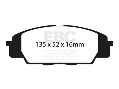 EBC Brakes Bluestuff Brake Pad Sets Fronts Only - DP51254NDX