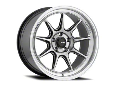 Konig Countergram Hyper Chrome with Machined Lip Wheel; 19x8.5; 43mm Offset; 5x114.3mm Bolt Pattern; 73.10mm Hub Bore