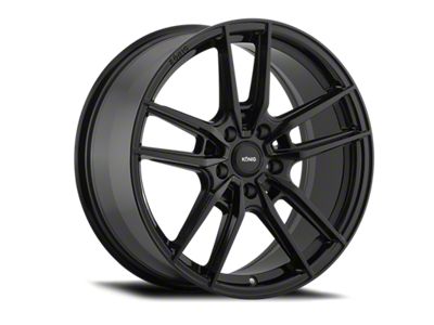 Konig Myth Gloss Black Wheel; 16x7.5; 43mm Offset; 5x114.3mm Bolt Pattern; 73.10mm Hub Bore