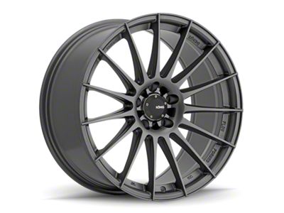 Konig Rennform Matte Grey Wheel; 18x8; 45mm Offset; 5x114.3mm Bolt Pattern; 73.10mm Hub Bore