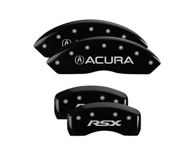 MGP 4 Caliper Covers Engraved Front Engraved Rear RSX - 39005SRSXBK