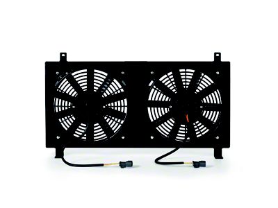 Mishimoto 02-06 Acura RSX Aluminum Fan Shroud Black - MMFS-RSX-02BK