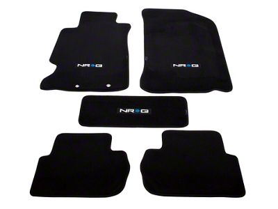 NRG Innovations Floor Mats - 02-06 Acura RSX NRG Logo - FMR-220
