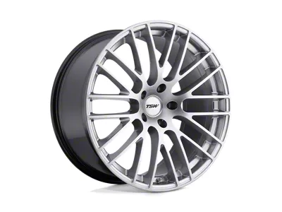 TSW MAX Hyper Silver Wheel; 18x8.5; 40mm Offset; 5x114.3mm Bolt Pattern; 76.10mm Hub Bore