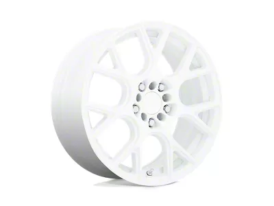RUFF Drift Gloss White Wheel; 18x8; 38mm Offset