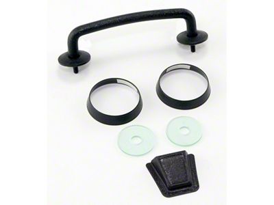 Rugged Ridge 07-12 Jeep Wrangler JK Textured Black Windshield Tie - 11201.05