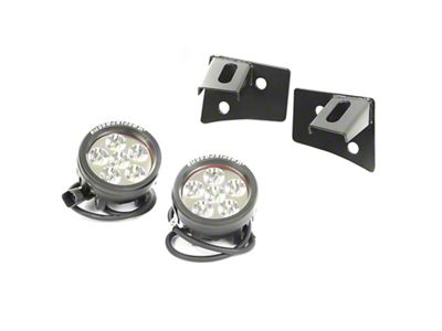 Rugged Ridge 07-18 Jeep Wrangler JK Round Windshield LED Light - 11027.11