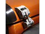 Rugged Ridge 07-18 Jeep Wrangler JK Silver Hood Catch Kit - 11116.07