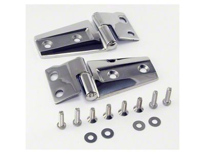 Rugged Ridge 07-18 Jeep Wrangler JK Stainless Hood Hinge Kit - 11111.22