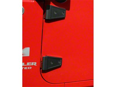 Rugged Ridge 07-18 Jeep Wrangler JK Textured Black Hinge Cover - 11205.10