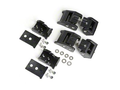 Rugged Ridge 07-18 Jeep Wrangler JK Textured Black Hood Catches - 11210.17