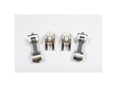 Rugged Ridge 07-18 Jeep Wrangler Stainless Steel Hood Catch Set - 11116.06