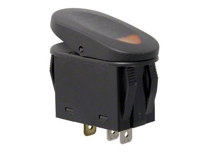 Rugged Ridge 2-Position Rocker Switch Amber - 17235.01