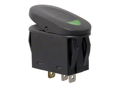 Rugged Ridge 2-Position Rocker Switch Green - 17235.04