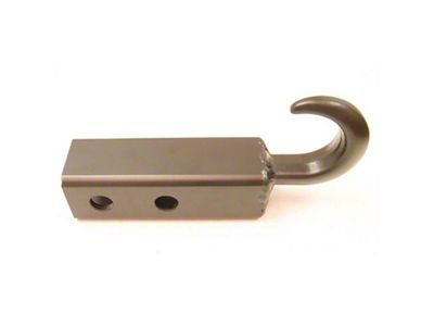 Rugged Ridge 2in Black Tow Hook Receiver - 11237.01