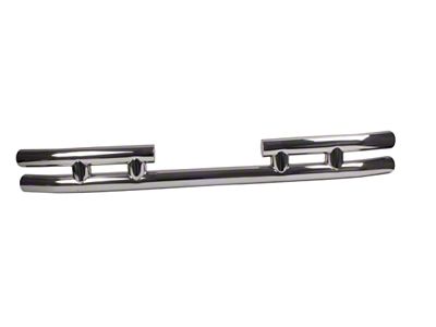 Rugged Ridge 3-In Dbl Tube Rear Bumper SS 87-06 Jeep - 11573.03