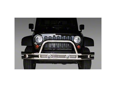 Rugged Ridge 3-In Front Tube Bumper Stainless 07-18 Jeep Wrangler - 11563.10