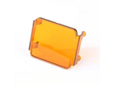 Rugged Ridge 3 Inch Square LED Light Cover Amber - 15210.67