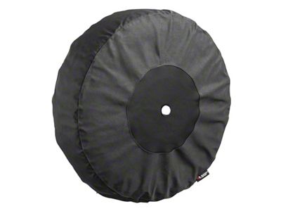 Rugged Ridge 30-32 Inch Tire Cover Black w/Camera Slot - 12802.02