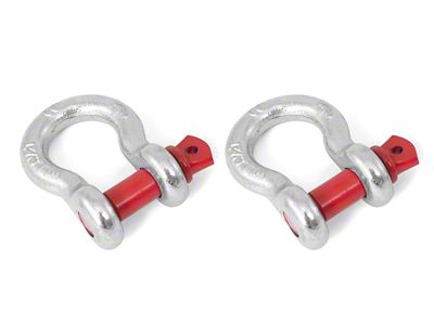 Rugged Ridge 5/8in D-Shackle Set - 11235.02