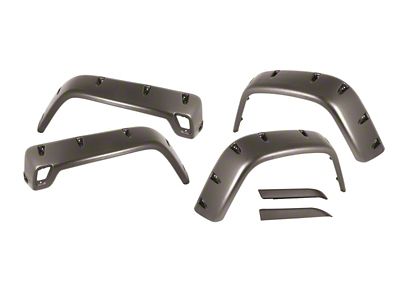Rugged Ridge 6-Piece Fender Flare Kit 97-06 Jeep Wrangler - 11630.10