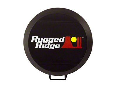 Rugged Ridge 6in HID Off Road Light Cover Black - 15210.50
