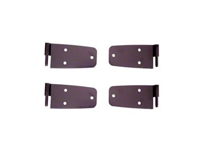 Rugged Ridge 76-86 Jeep CJ Black Door Hinge Kit - 11202.02