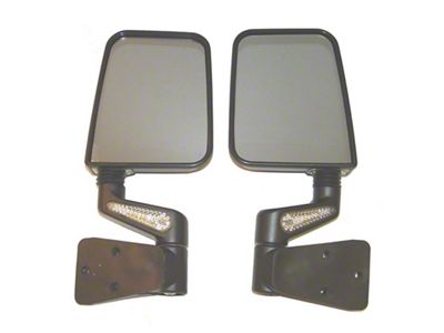 Rugged Ridge 87-02 Jeep Wrangler YJ/TJ Black Heated Door Mirror - 11015.20
