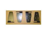 Rugged Ridge 87-06 Jeep Wrangler Black Door Hinge Kit - 11202.01