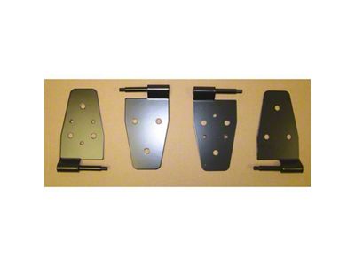 Rugged Ridge 87-06 Jeep Wrangler Black Door Hinge Kit - 11202.01