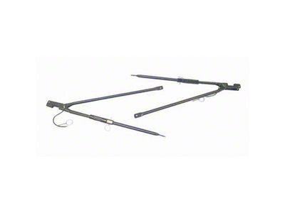 Rugged Ridge 87-95 Jeep Wrangler YJ Adjustable S-Top Spreader Bar - 11251.02