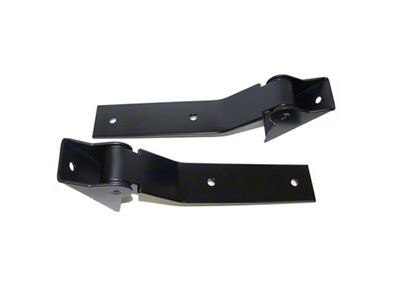 Rugged Ridge 87-95 Jeep Wrangler YJ Black Tailgate Hinge Set - 11218.01
