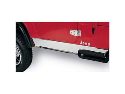 Rugged Ridge 87-95 Jeep Wrangler YJ Stainless Steel Rocker Panel - 11145.01