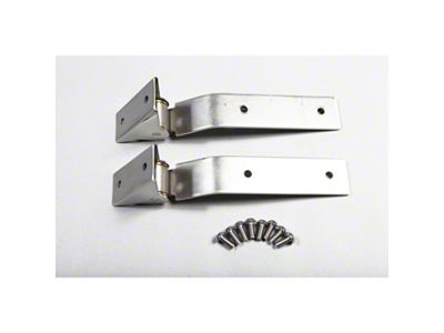 Rugged Ridge 87-95 Jeep Wrangler YJ Stainless Steel Tailgate Hinges - 11114.02