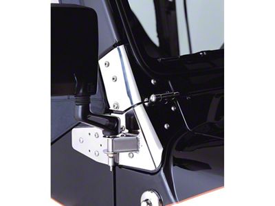Rugged Ridge 97-02 Jeep Wrangler TJ Stainless Steel Mirror Relocation - 11026.02