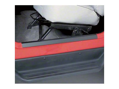 Rugged Ridge 04-06 Jeep Wrangler LJ Black Door Entry Guard - 11216.01