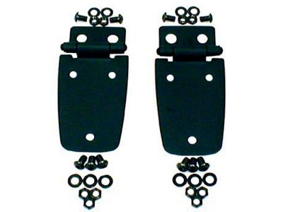 Rugged Ridge 97-06 Jeep Wrangler Black Hood Hinges - 11205.02