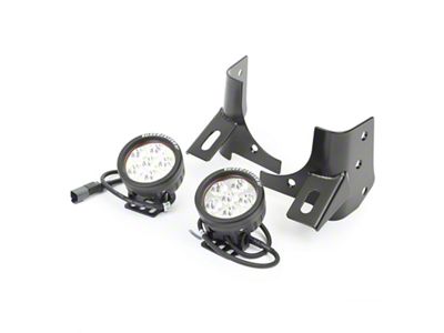 Rugged Ridge 97-06 Jeep Wrangler Round Windshield LED Kit w/ - 11027.13