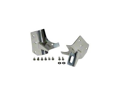 Rugged Ridge 97-06 Jeep Wrangler Stainless Steel Windshield Light Brackets - 11028.02