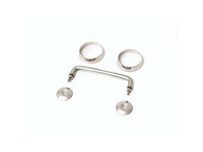 Rugged Ridge 97-06 Jeep Wrangler Stainless Steel Windshield Tie Down - 11104.01