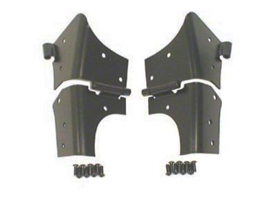 Rugged Ridge 97-06 Jeep Wrangler TJ Black Windshield Hinges - 11209.02