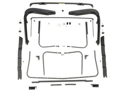 Rugged Ridge 97-06 Jeep Wrangler TJ Factory Soft Top Hardware - 13510.03