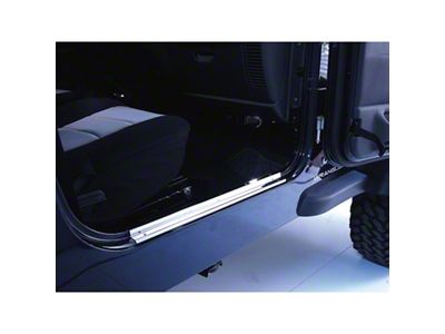 Rugged Ridge 97-06 Jeep Wrangler TJ Stainless Steel Door Entry - 11119.03