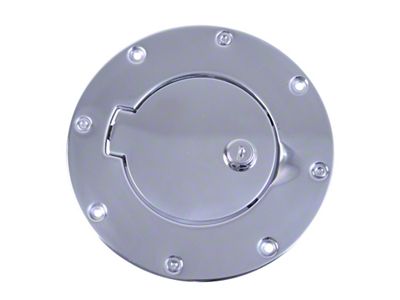 Rugged Ridge 97-06 Jeep Wrangler TJ Stainless Steel Locking Gas - 11134.04
