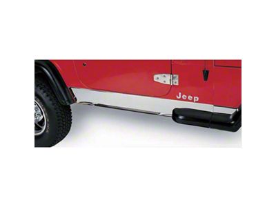 Rugged Ridge 97-06 Jeep Wrangler TJ Stainless Steel Rocker Panel - 11145.02