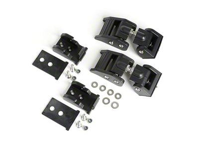 Rugged Ridge 97-06 Jeep Wrangler TJ Textured Black Hood Catches - 11210.18