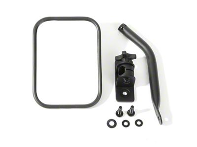 Rugged Ridge 97-18 Jeep Wrangler Textured Black Rectangluar Quick Release - 11025.14