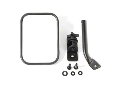 Rugged Ridge 97-18 Jeep Wrangler Textured Black Rectangluar Stubby Trail - 11025.20